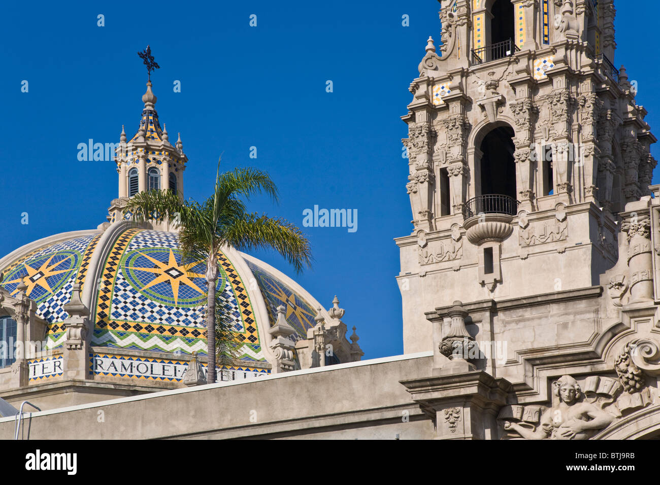 Il SAN DIEGO MUSEO DELL'UOMO trova in Balboa Park - San Diego, California Foto Stock