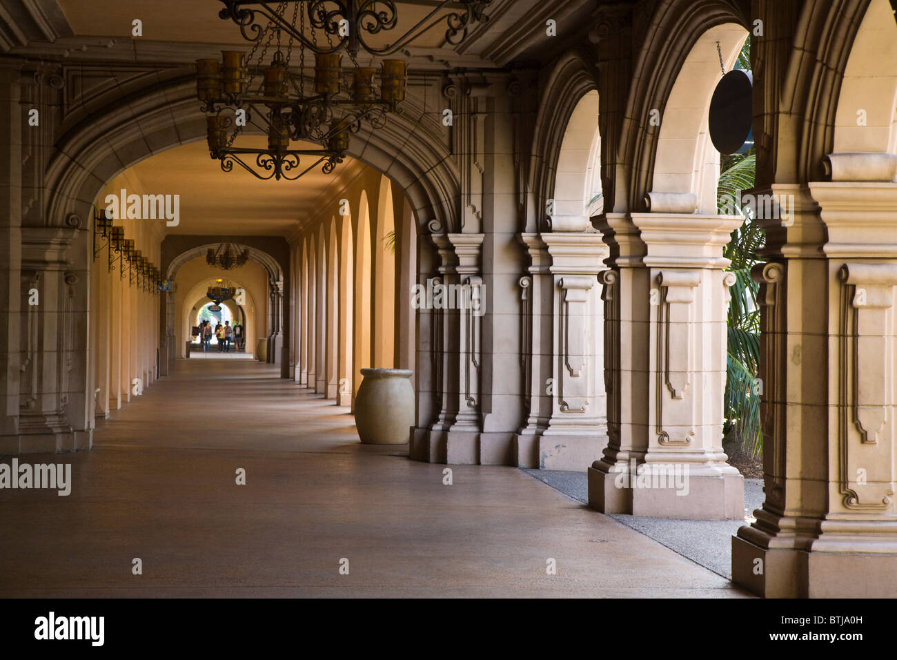 Di stile Spagnolo architettura della casa del Balboa di Balboa Park - San Diego, California Foto Stock