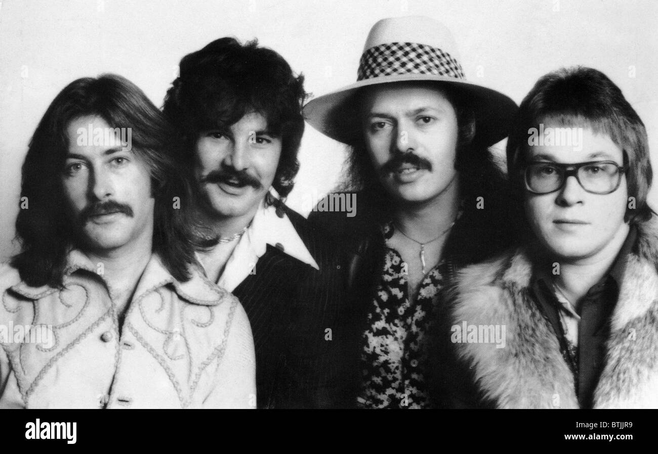 Il indovina chi, (l-r) Bill Wallace, Burton Cummings, Domenic troiano, Garry Peterson, ca. 1979. Foto Stock