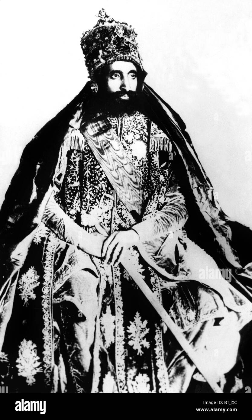 L'imperatore Haile Selaissie, circa 1930 Foto Stock