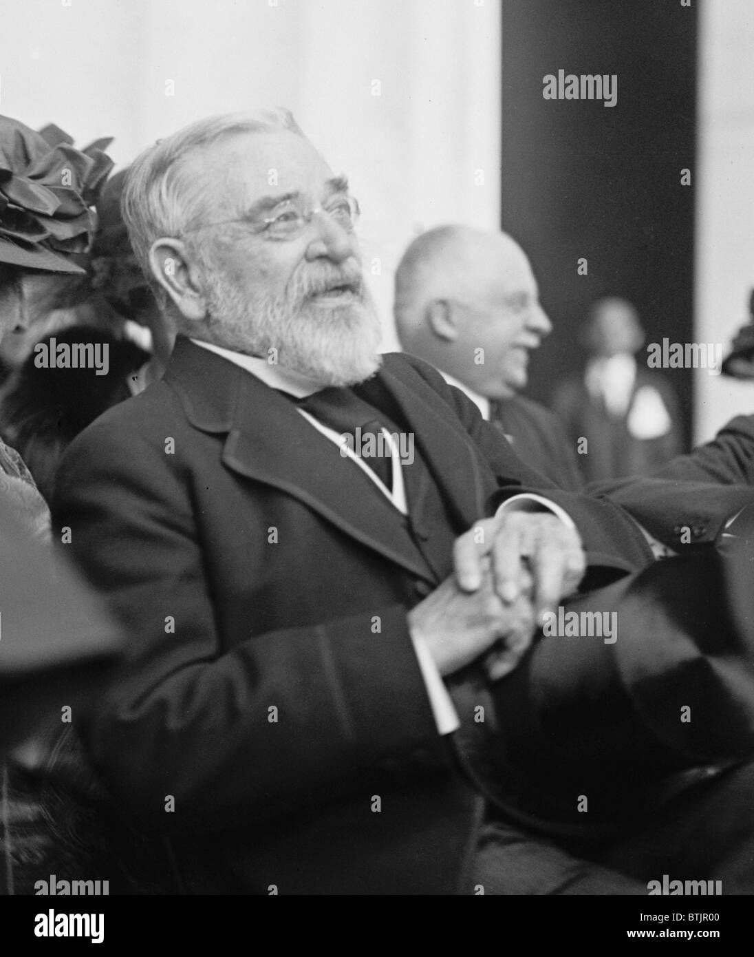 Robert Lincoln(1843-1926), l'unico figlio di Abramo Lincoln per sopravvivere in età adulta, come un uomo anziano per la dedicazione del Lincoln Memorial nel 1922. Egli era un avvocato di successo e servita come ministro per la Gran Bretagna per presidenti repubblicano. Foto Stock