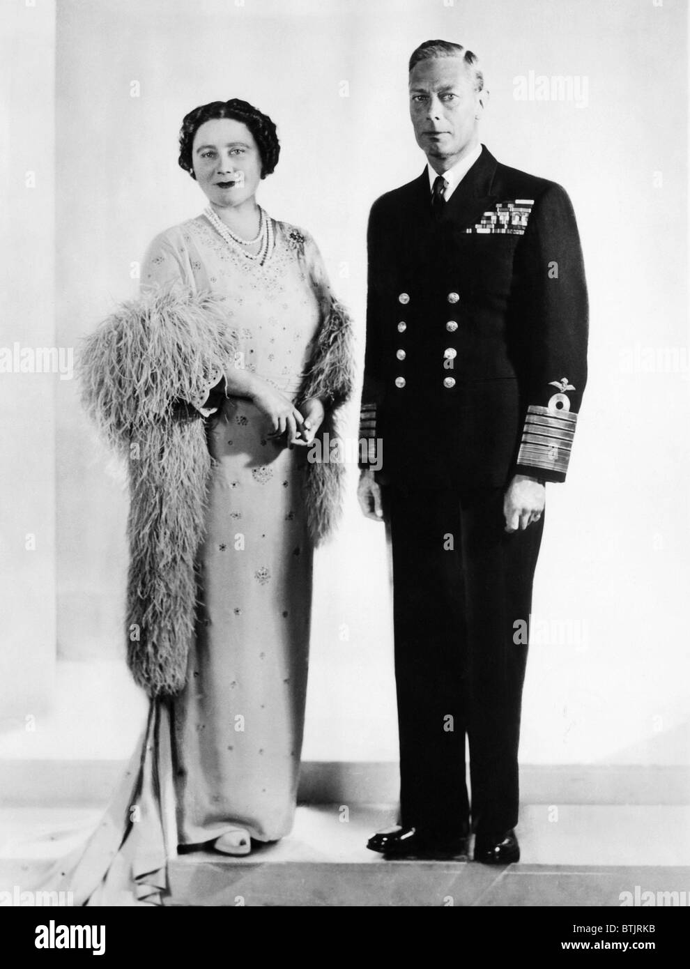 Queen Elizabeth, King George VI, Londra, c. 1949. Foto Stock