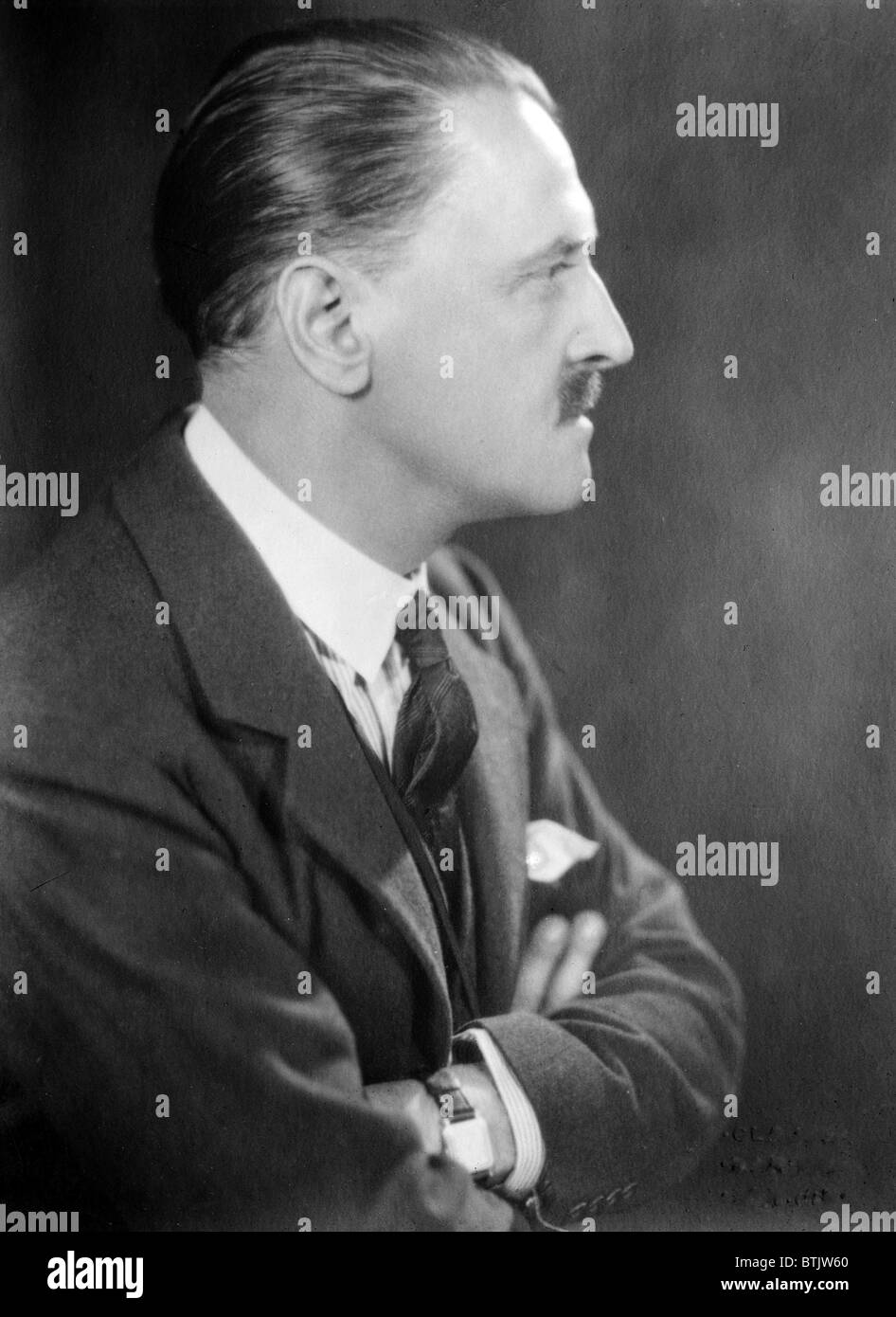 William Somerset Maugham (1874-1965), romanziere inglese, drammaturgo provocato polemiche dal suo uso di tematiche omosessuali. 1930. Foto Stock
