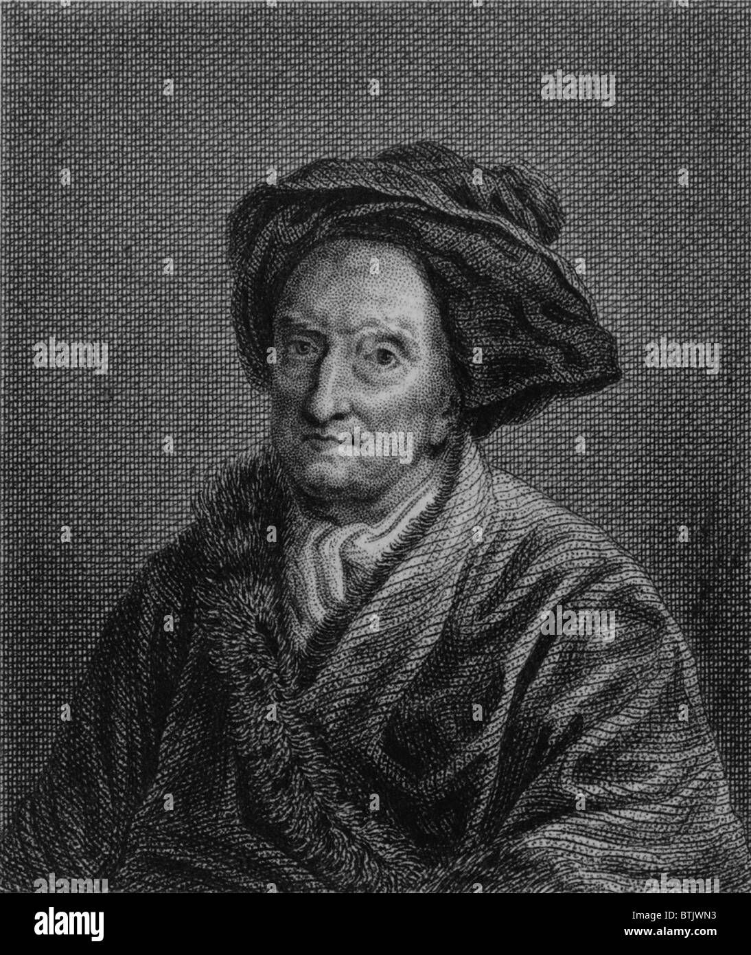 Bernard Le Bovier de Fontenelle (1657-1757), scienziato francese ed intellettuale del Louis XIV era, il cui lavoro anticipa la Foto Stock