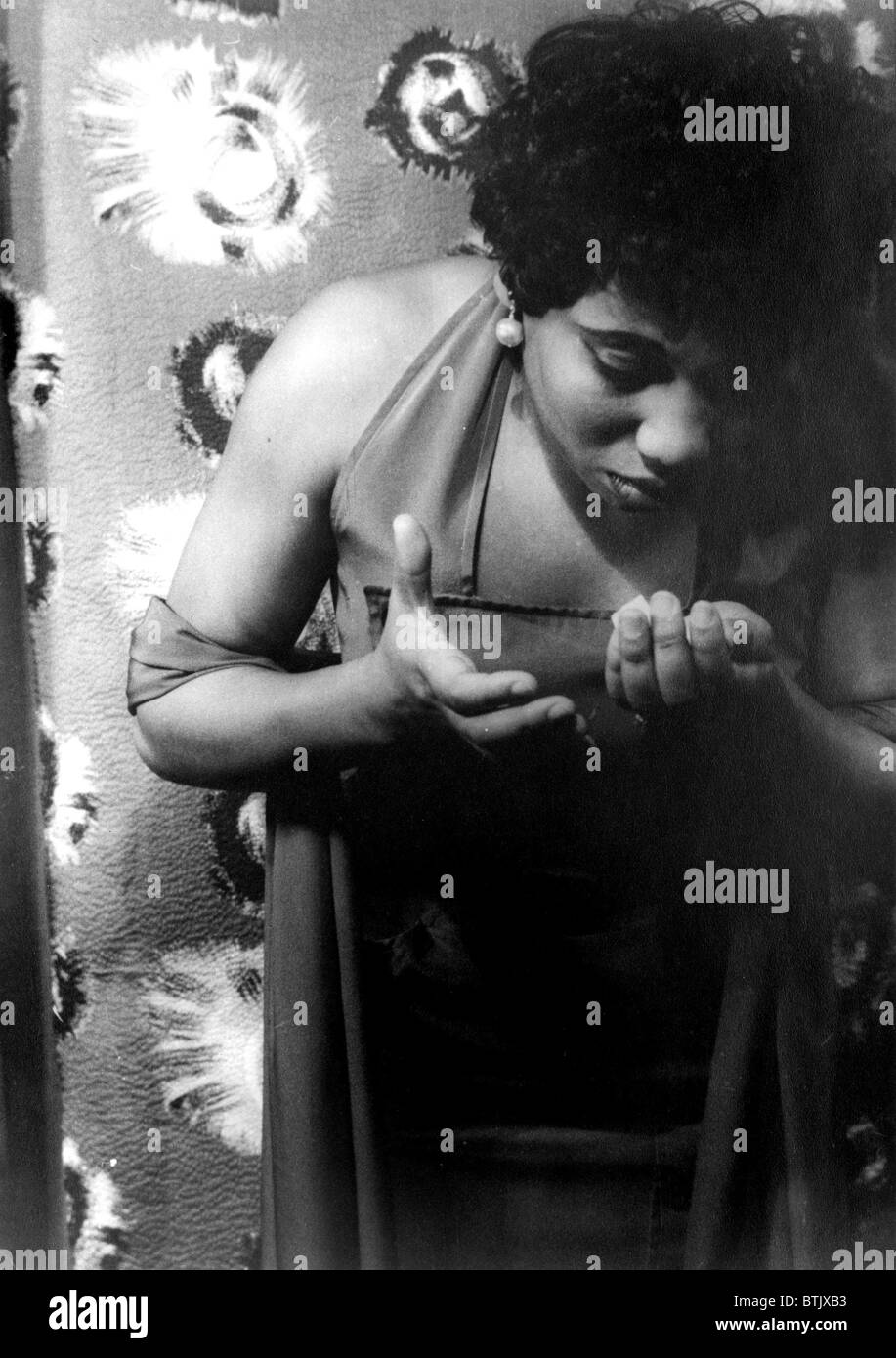 Leontyne Price, African American cantante lirico, fotografia di Carl Van Vechten, 19 maggio 1953. Foto Stock