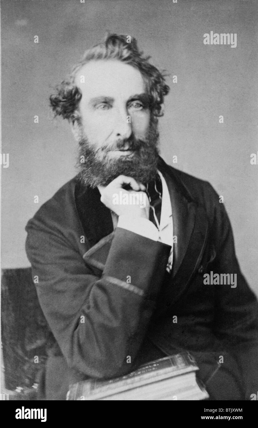 Signore Lytton (1831-1891) (Robert Bulwer Lytton) poeta e diplomatico. Come Viceré dell India le sue azioni hanno causato la seconda guerra afgana (1878-80) che il britannico ha perso. Ca. 1865. Foto Stock
