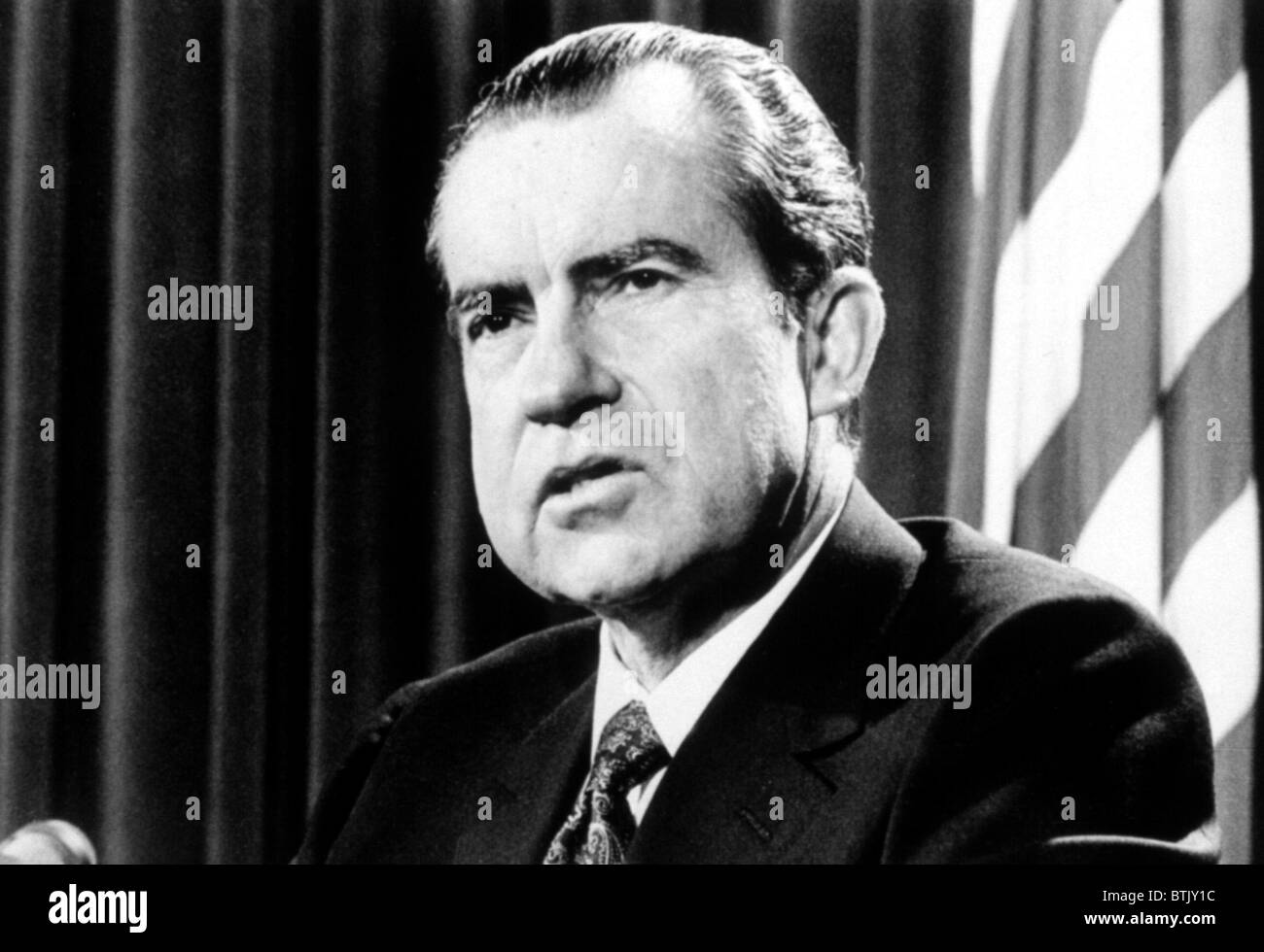 RICHARD Nixon, 25/02/71 Foto Stock
