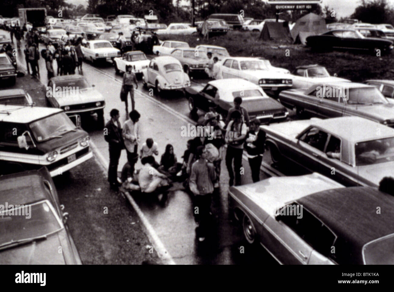 Woodstock 1969 evento storico a Bethel NY Foto Stock