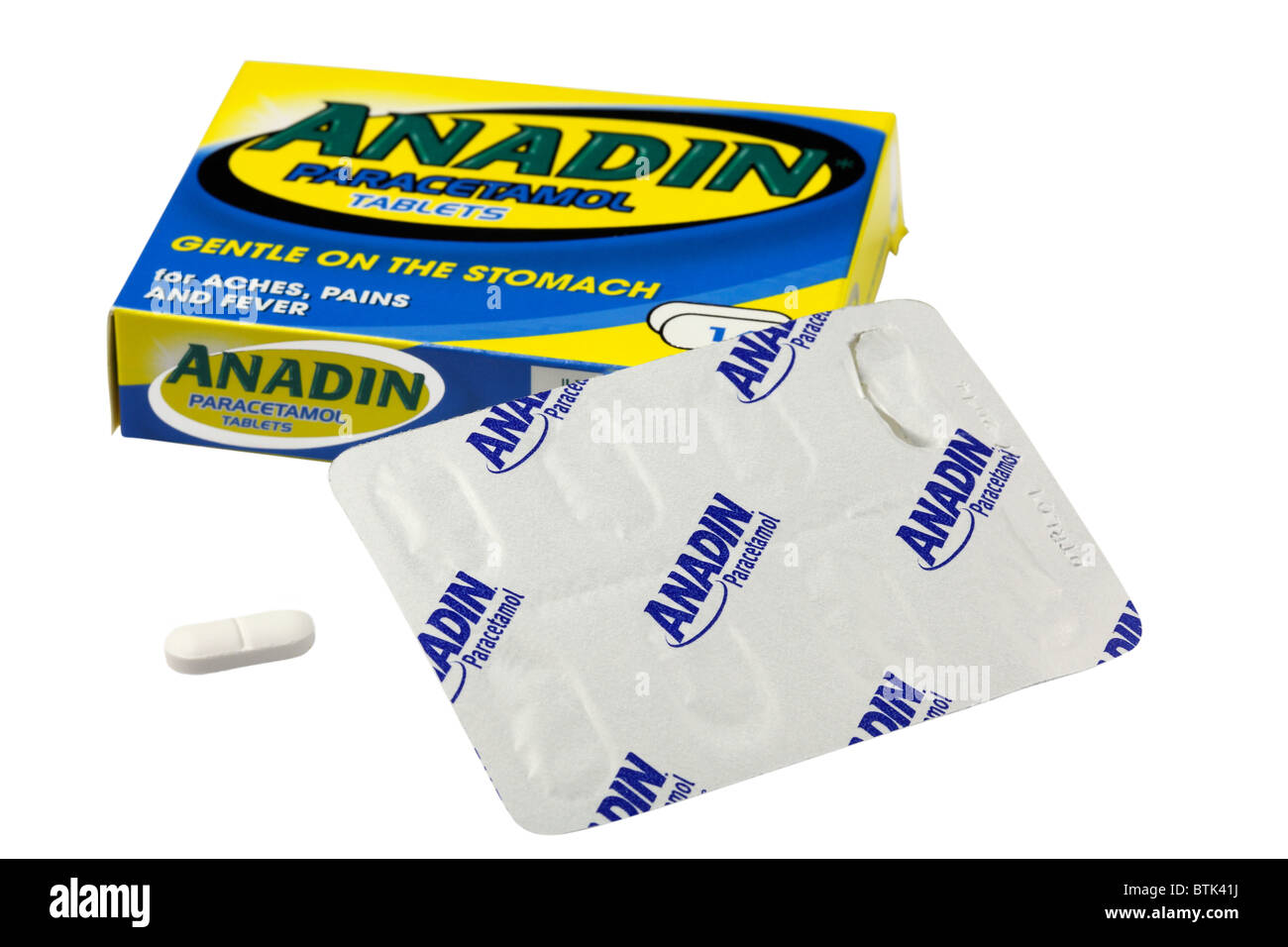 Anadin paracetamolo compresse Foto Stock