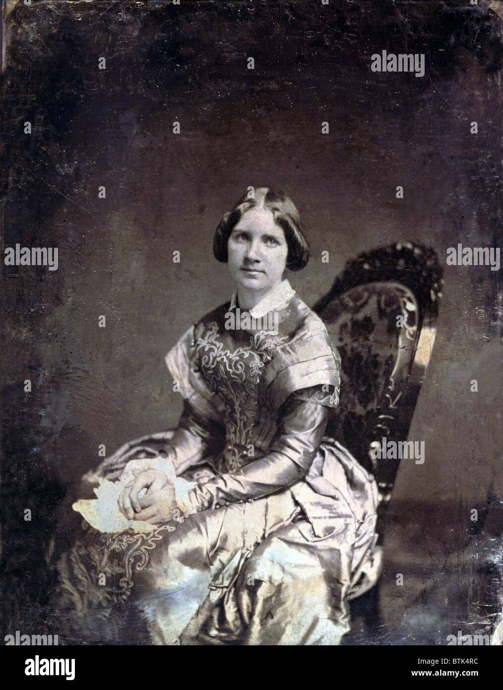 Jenny Lind (1820-1887), Svedese cantante lirico, sinistra l'opera palcoscenico per concerti e oratori. Il suo 1850 tour degli Stati Uniti, promosso dalla P.T. Barnum, era ampiamente frequentato e conosciuto. 1850 ritratto da Mathew Brady. Foto Stock