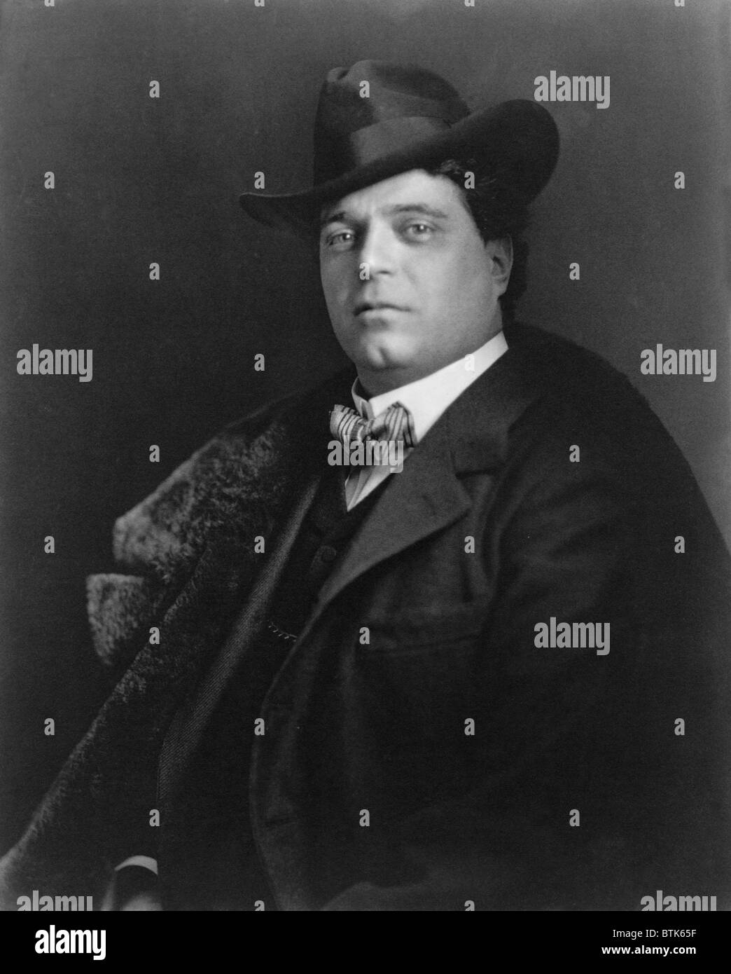 Pietro Mascagni (1863-1945), Italiano compositore operistico, divenne direttore musicale del Teatro alla Scala di Milano nel 1929. 1902. Foto Stock