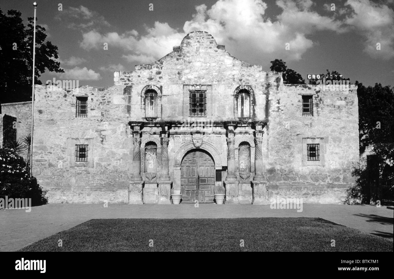 La Alamo. La missione di San Antonio de Valero, noto anche come Alamo. 1961 Foto Stock