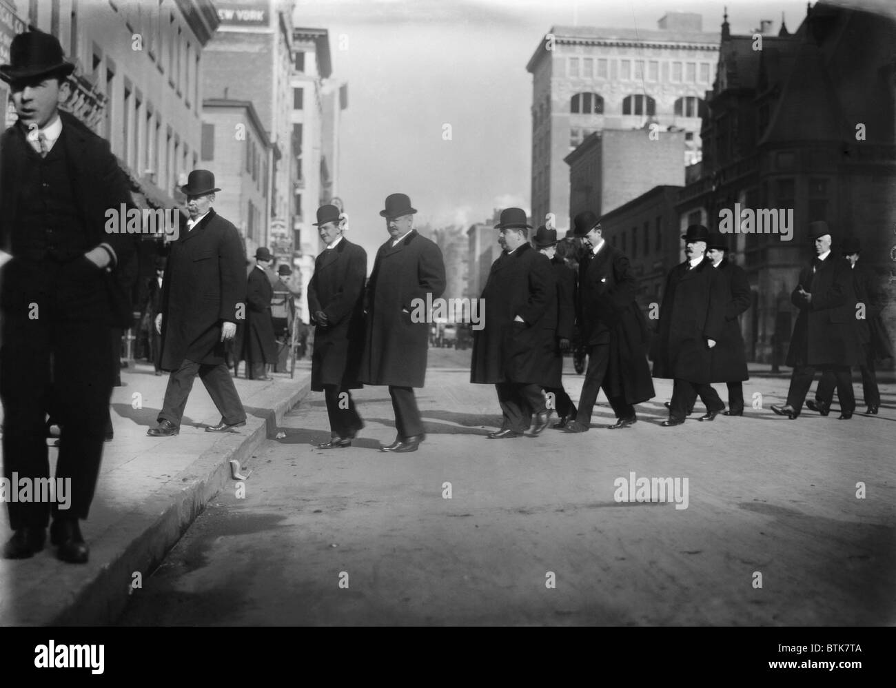 Harry Thaw omicidio giuria di prova in New York. Il disgelo ha avuto due prove per la Stanford White's omicidio. Il primo ha portato a una giuria appeso, Foto Stock