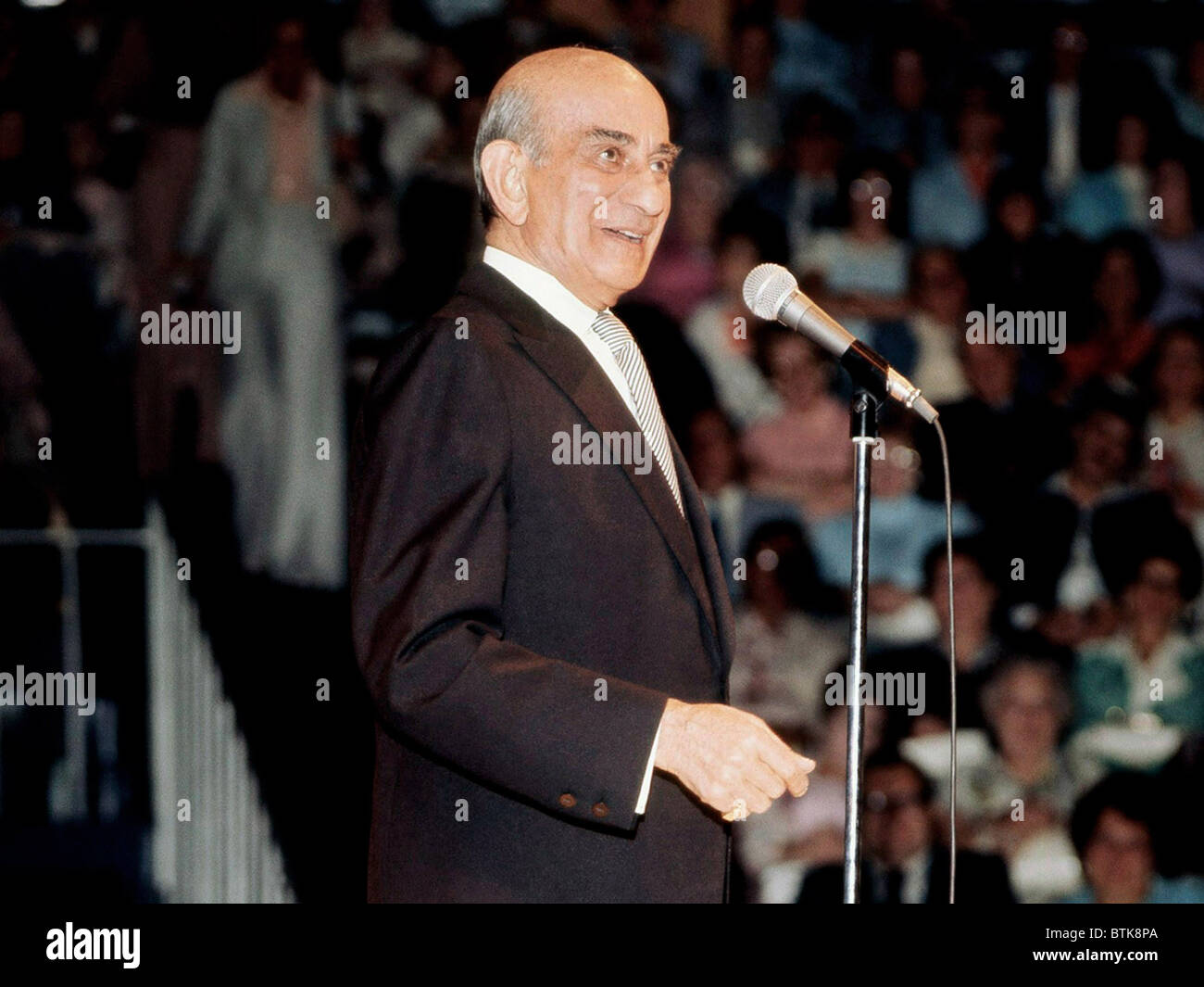 Myron Cohen, 1975, Millrun Playhouse Theatre a tutto tondo, Niles, Illinois. Foto Stock