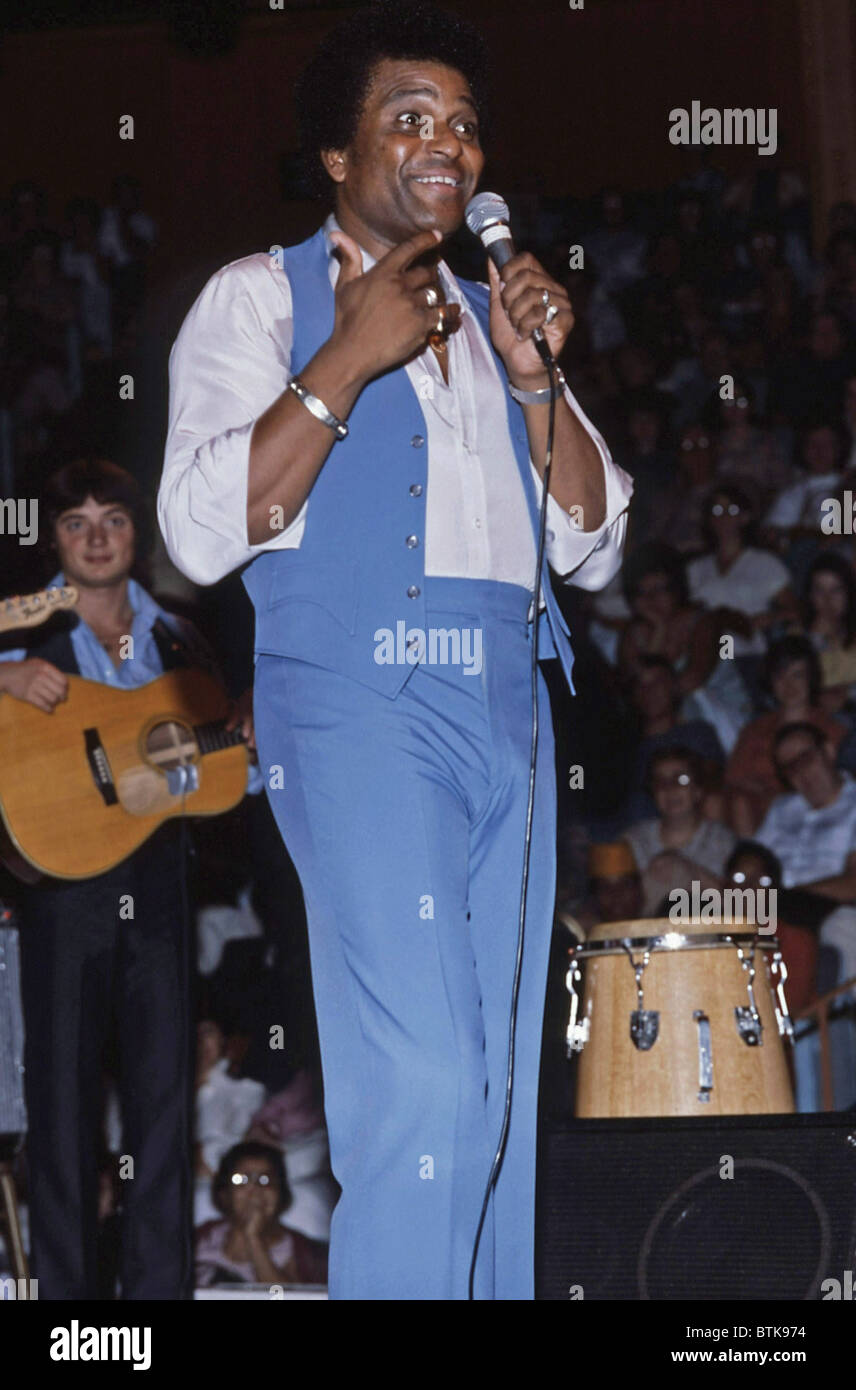 Charley Pride, 1979, Millrun Playhouse Theatre a tutto tondo, Niles, Illinois. Foto Stock