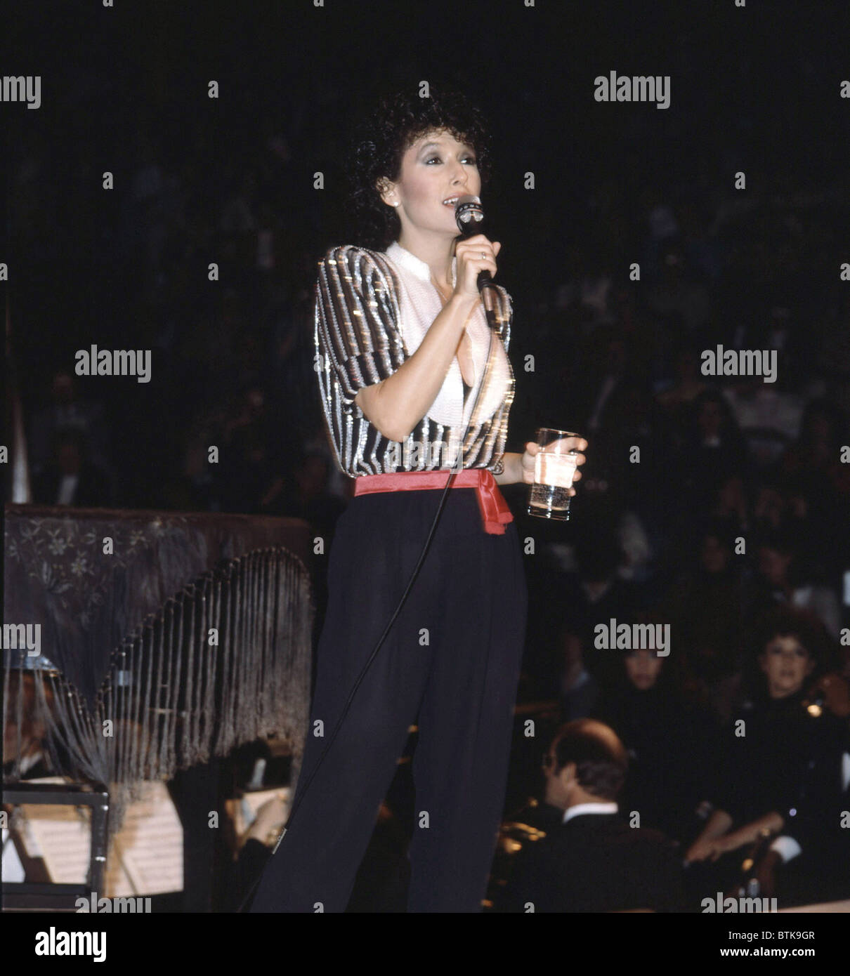 Melissa Manchester, 1982, Millrun Playhouse Theatre a tutto tondo, Niles, Illinois. Foto Stock