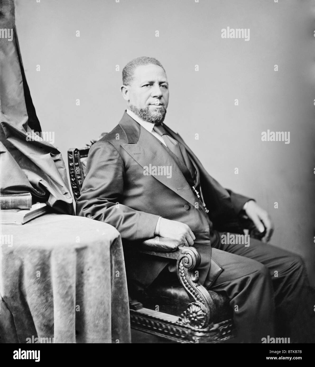 Hiram compiace (1822-1901) è servito come Mississippi il senatore repubblicano da 1870-1871. Egli era nato un libero nero, educati in Indiana e Illinois, e divenne un ministro metodista chiesa episcopale. Foto Stock