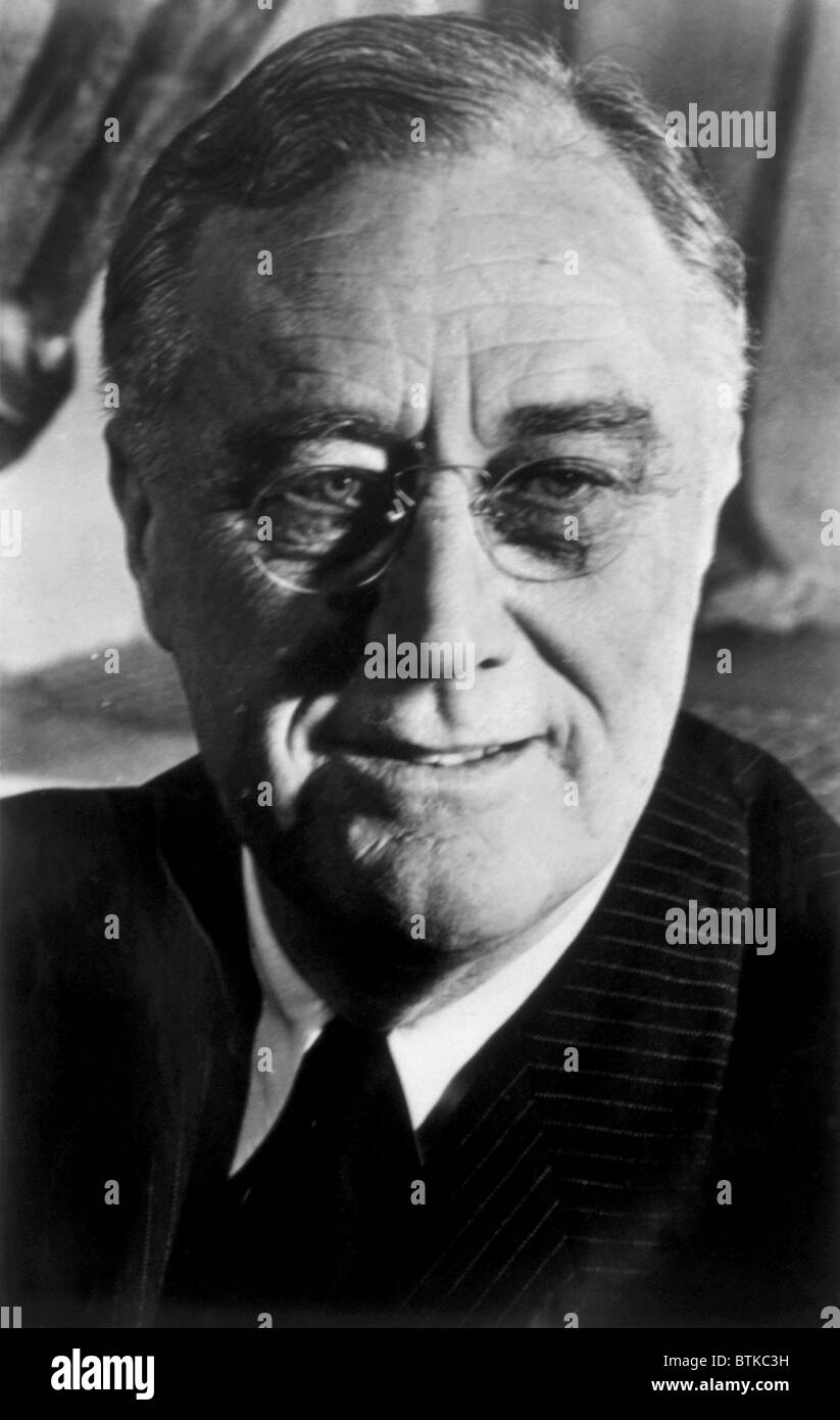 Franklin D. Roosevelt (1882-1945), U.S. Presidente (1933-1945) Foto Stock