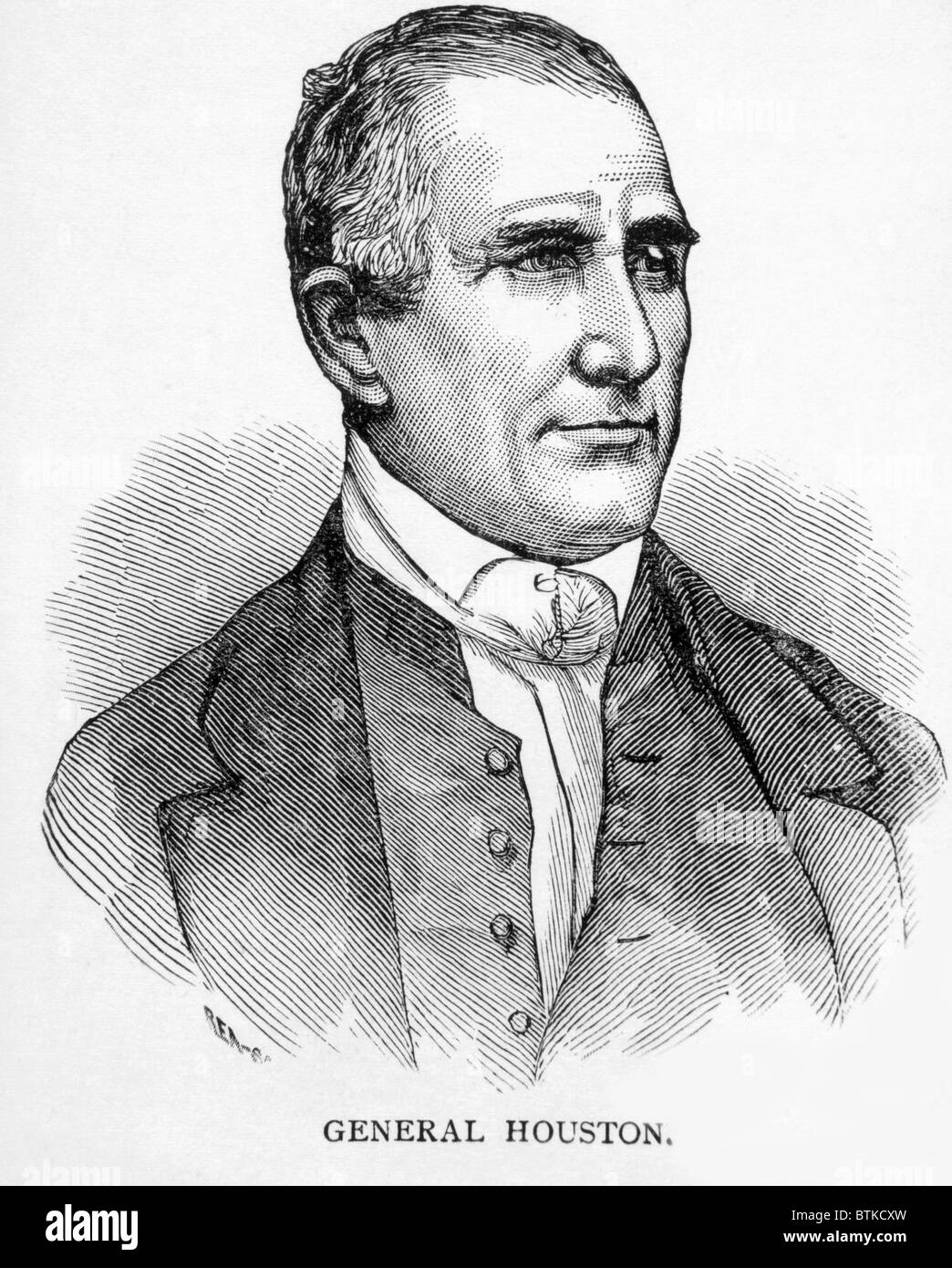Generale Sam Houston (1793-1863) Foto Stock