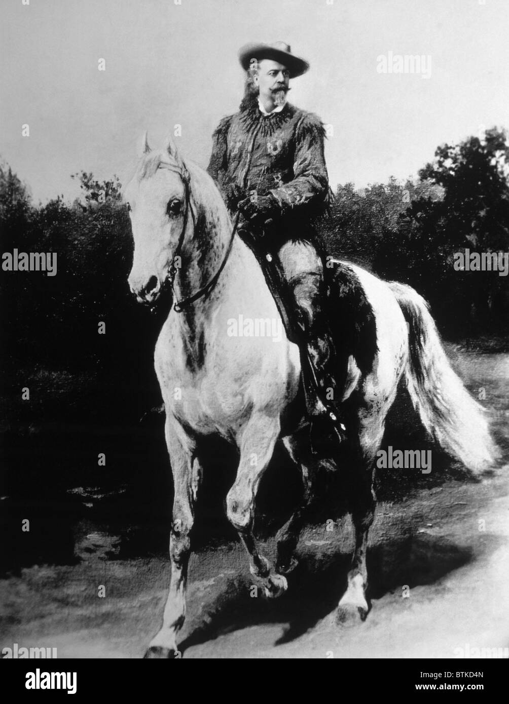William F. Cody (aka Buffalo Bill Cody) (1846-1917), fotografia ca. 1890 Foto Stock