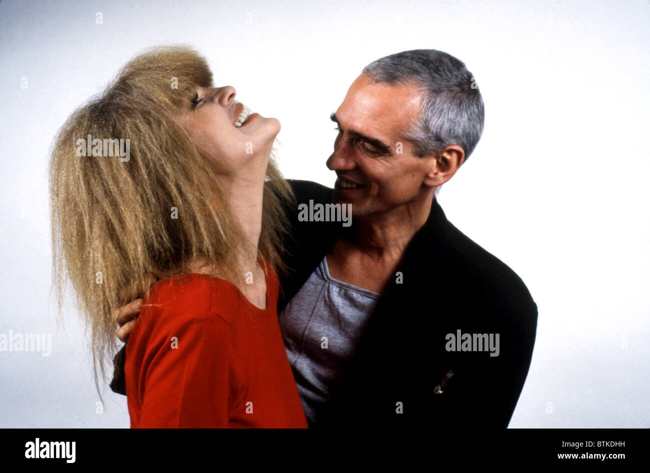 Carla Bley e Steve Swallow, New York City, 1987. Foto Stock