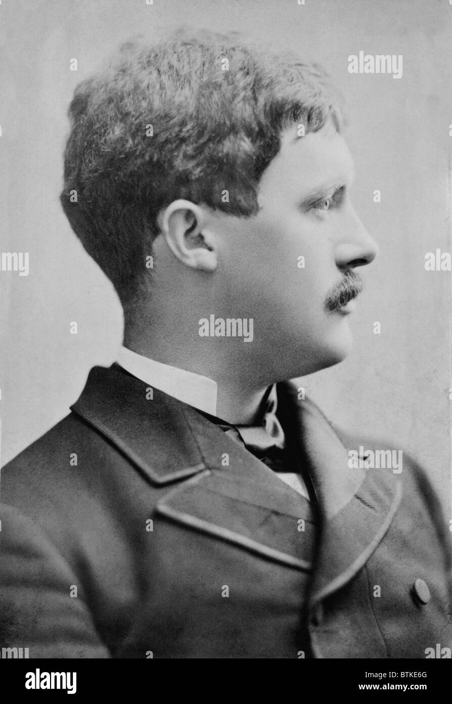 Ulysses Simpson Grant, Jr. (1852-1929), chiamato Buck, Presidente concedere il secondo figlio, era un avvocato, non riuscita del politico e imprenditore. Nel 1881, l ex Presidente ha perso la sua vita di risparmio dopo investendo in Buck's società di intermediazione. Ca. 1885 Foto Stock