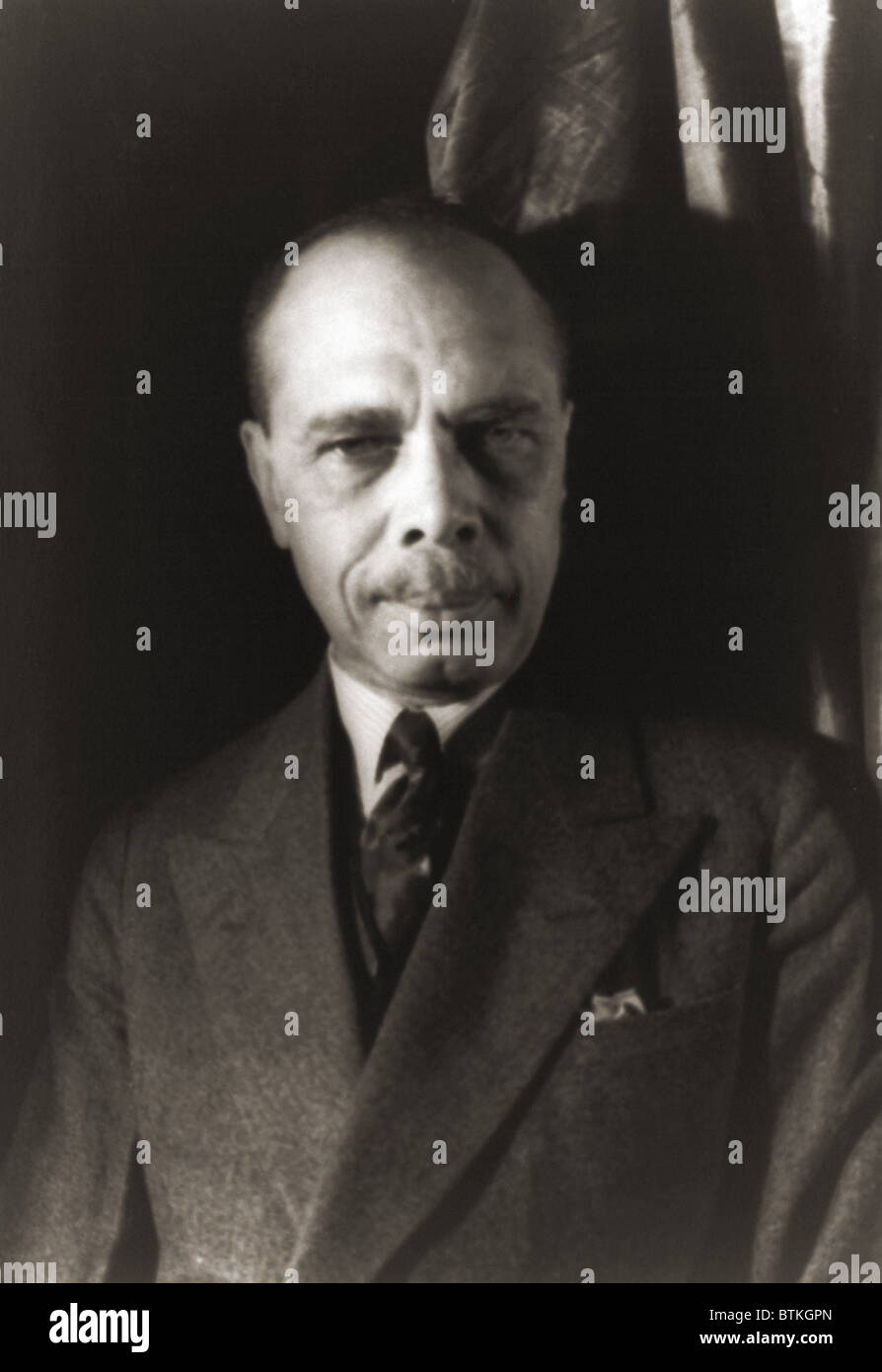 James Weldon Johnson (1871-1938), scrittore creativo, storico ed i diritti civili attivista. 1932 ritratto da Carl Van Vechten. Foto Stock