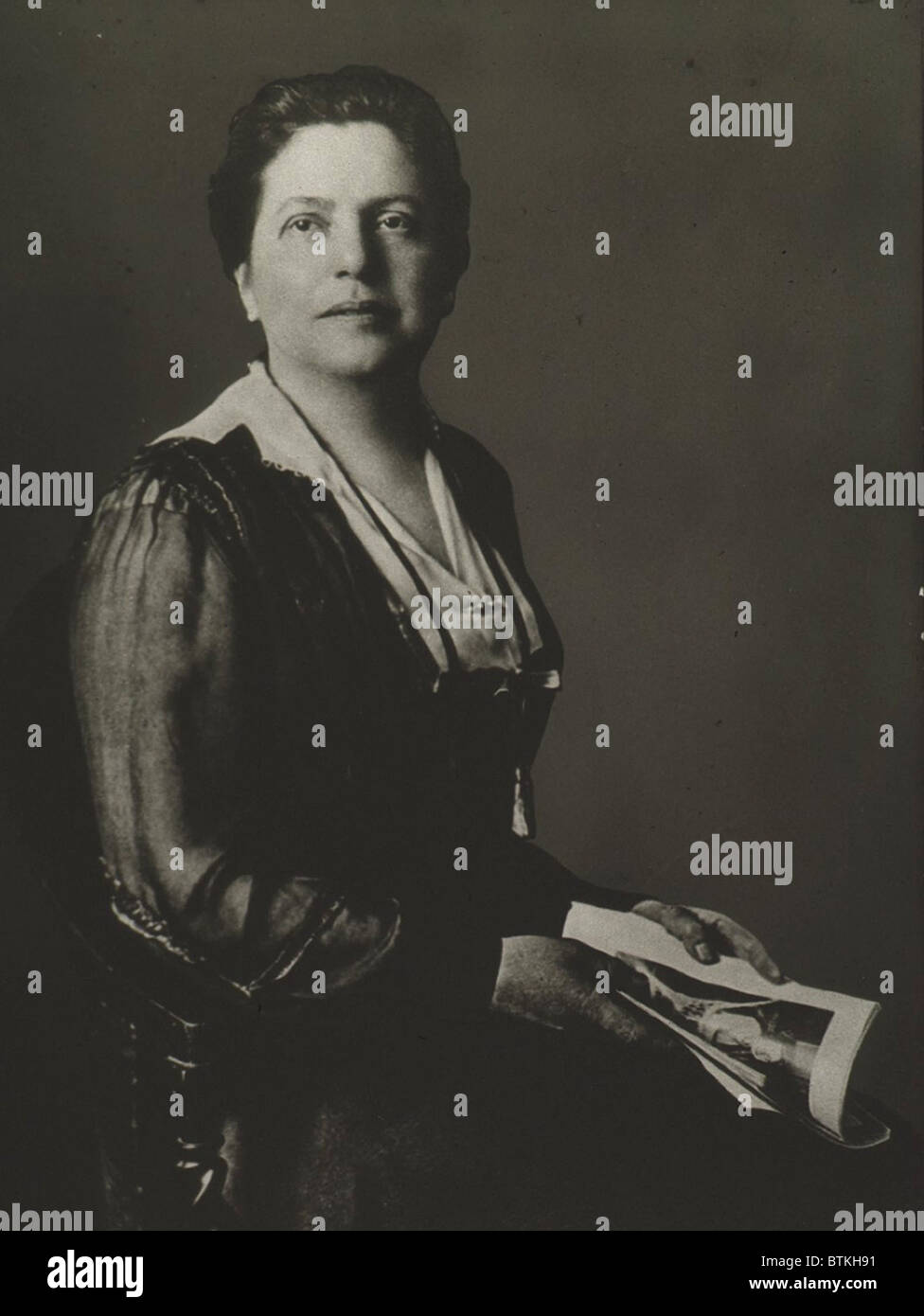 Lillian Wald (1867-1940), American infermiere e assistente sociale. Ha lavorato come infermiera in visita nei quartieri poveri di New York City, fondò la Henry Street Settlement, e fortemente influenzato la salute pubblica e il lavoro sociale. Foto Stock