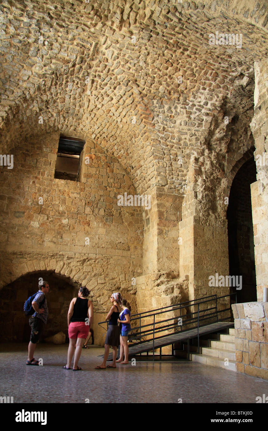 Israele, Acco, il crociato Cavalieri' sale Foto Stock