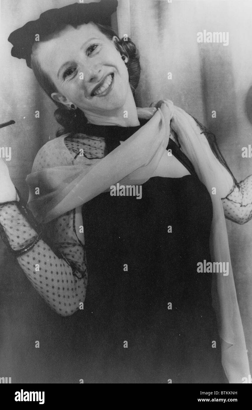 Julie Harris, ritratto da Carl Van Vechten, 2 maggio 1952. Foto Stock
