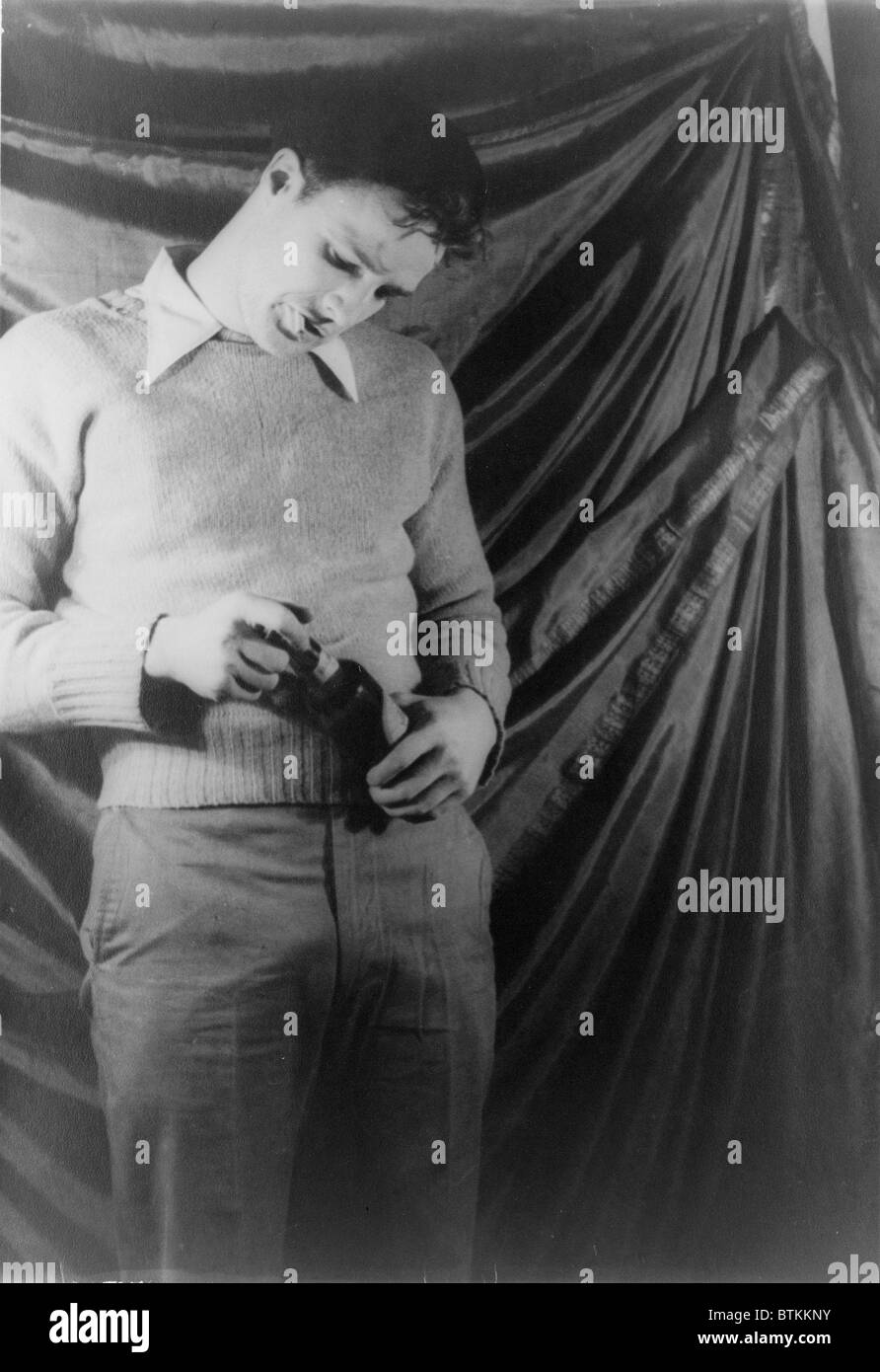 Marlon Brando, ritratto da Carl Van Vechten, Dicembre 27, 1948. Foto Stock