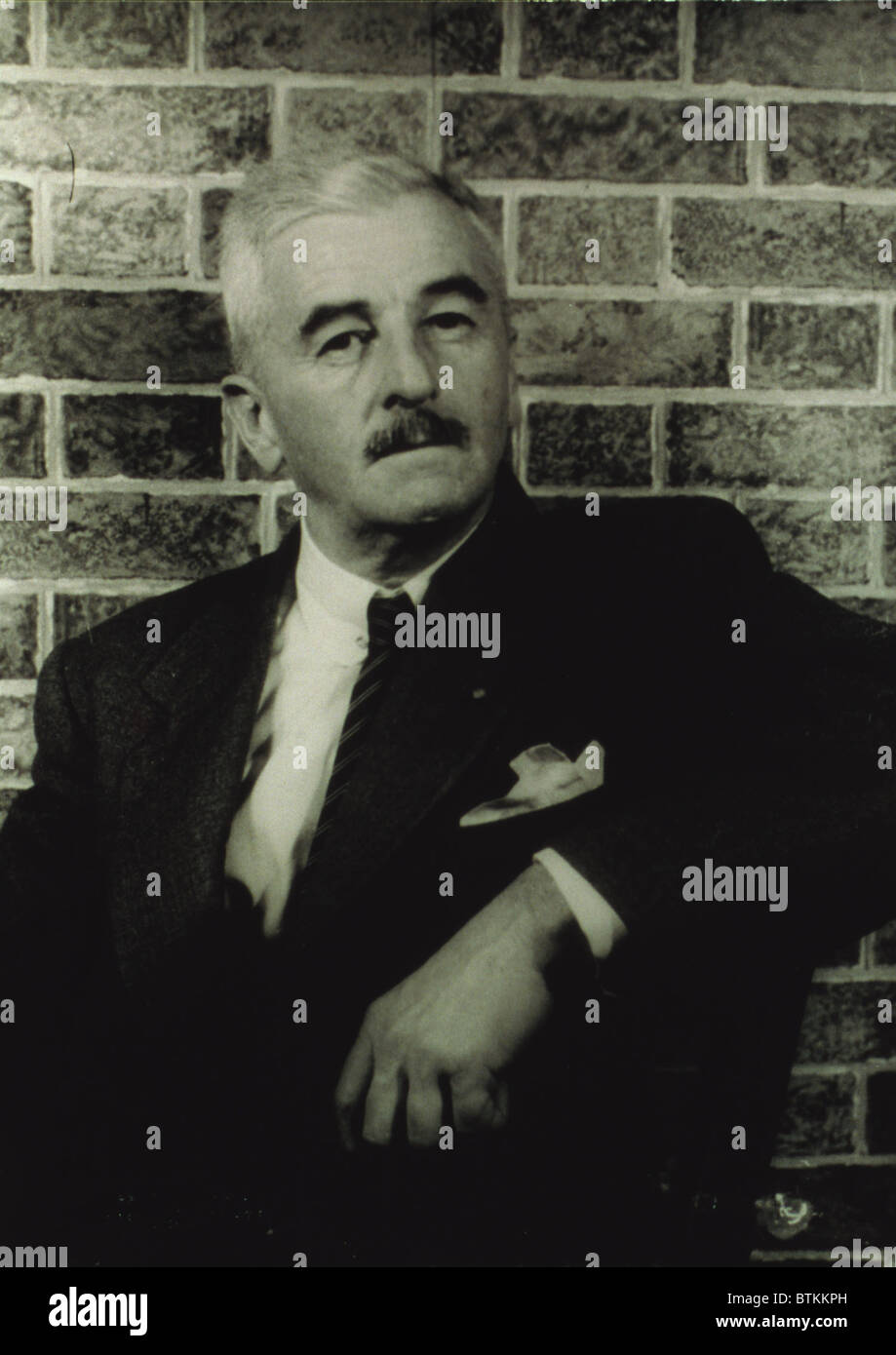 William Faulkner, ritratto da Carl Van Vechten, Dicembre 11, 1954. Foto Stock