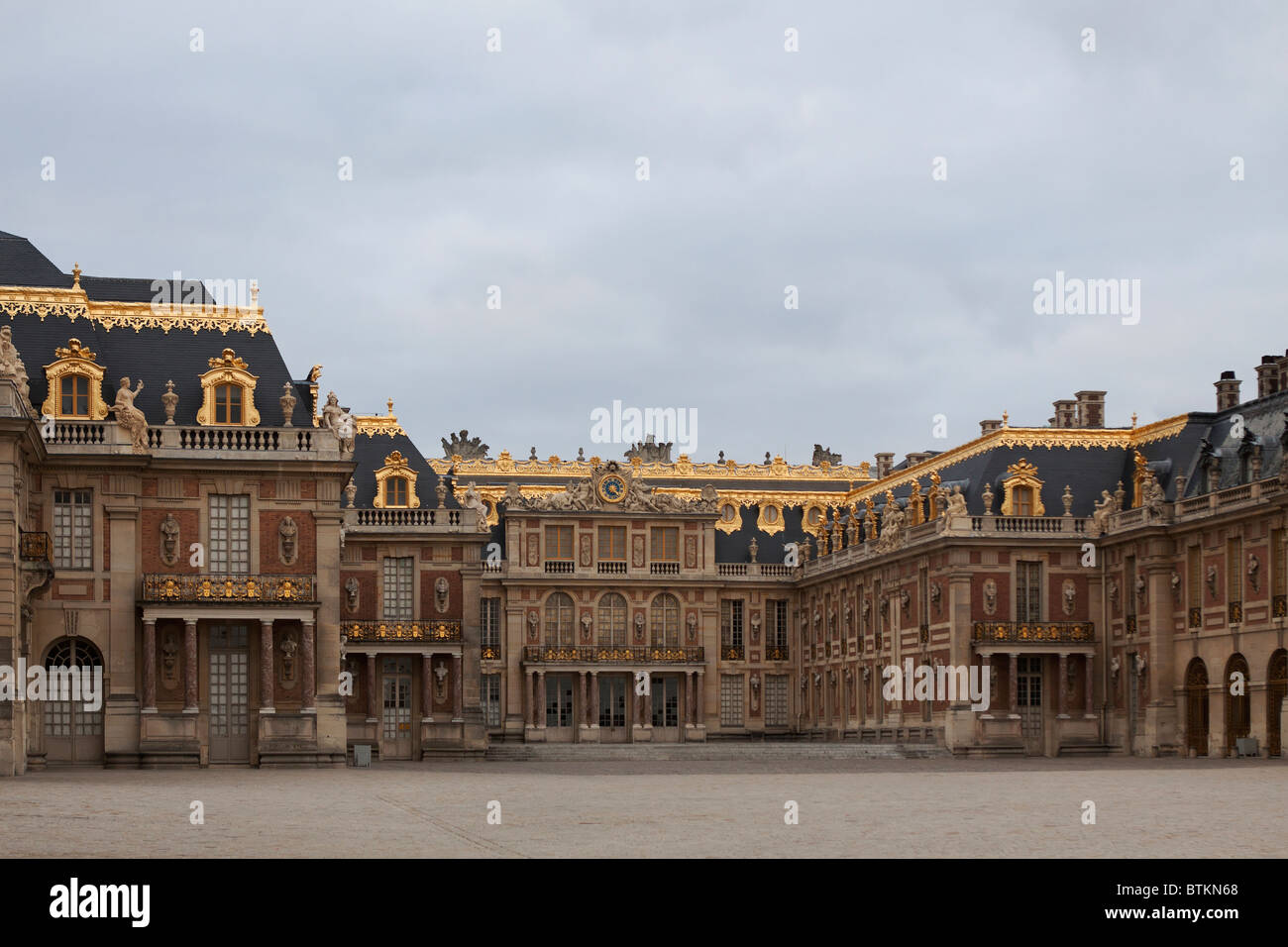 Versailles, "Cour de Marbre' - Corte di marmo Foto Stock