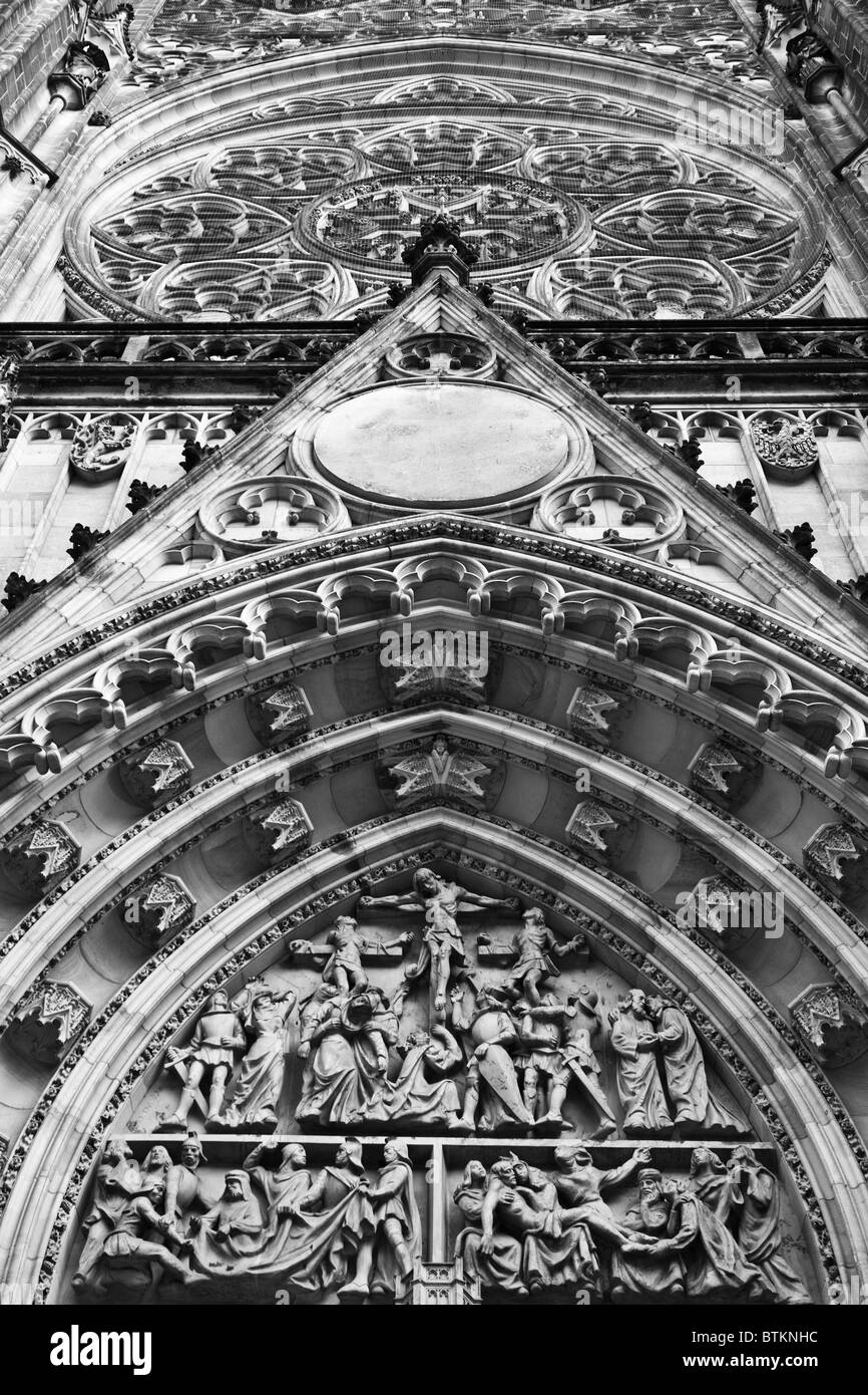 Cattedrale di Praga Foto Stock