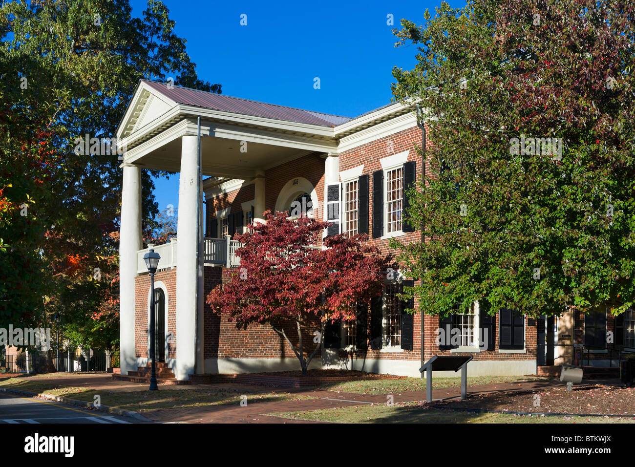 Dahlonega Gold Museum (il vecchio Lumpkin County Courthouse), piazza principale, Dahlonega, North GEORGIA, STATI UNITI D'AMERICA Foto Stock