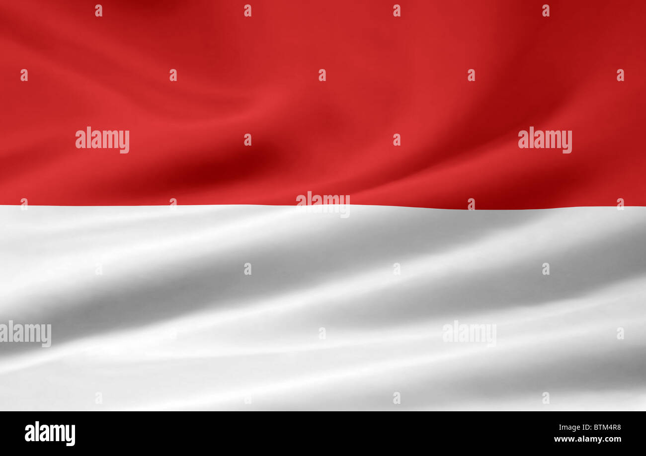 Alta risoluzione bandiera di Assia in Germania Foto Stock