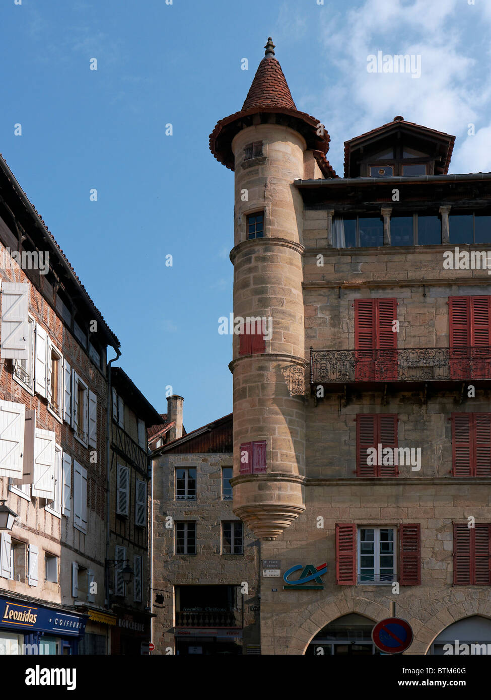 Cisteron casa torre in Figeac Foto Stock