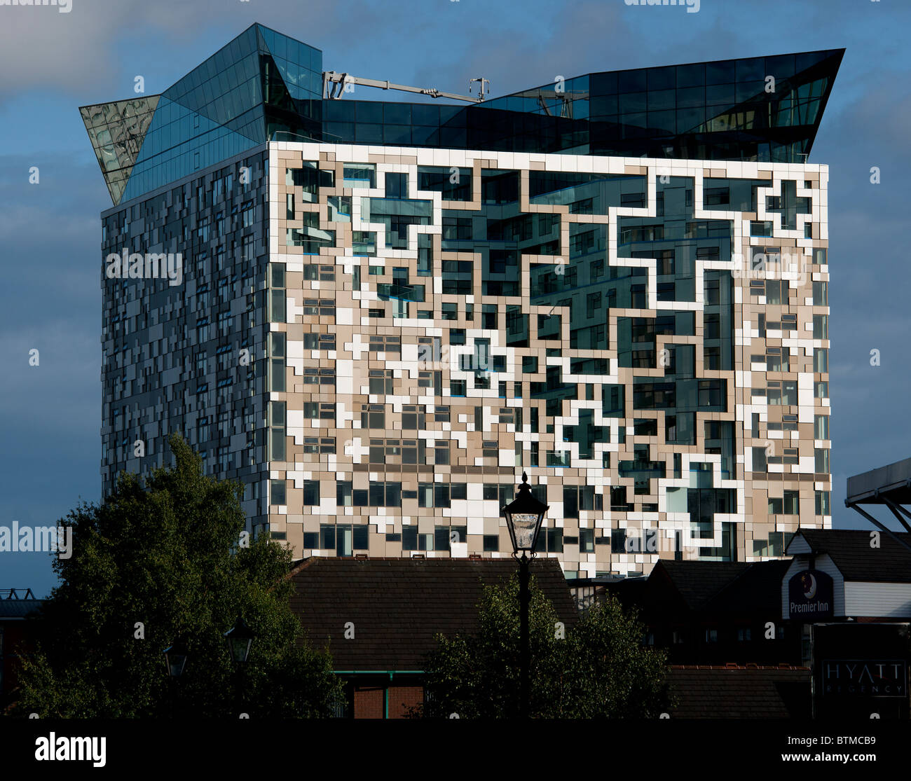 Il Cubo edificio, Birmingham, Inghilterra, Regno Unito. Foto Stock