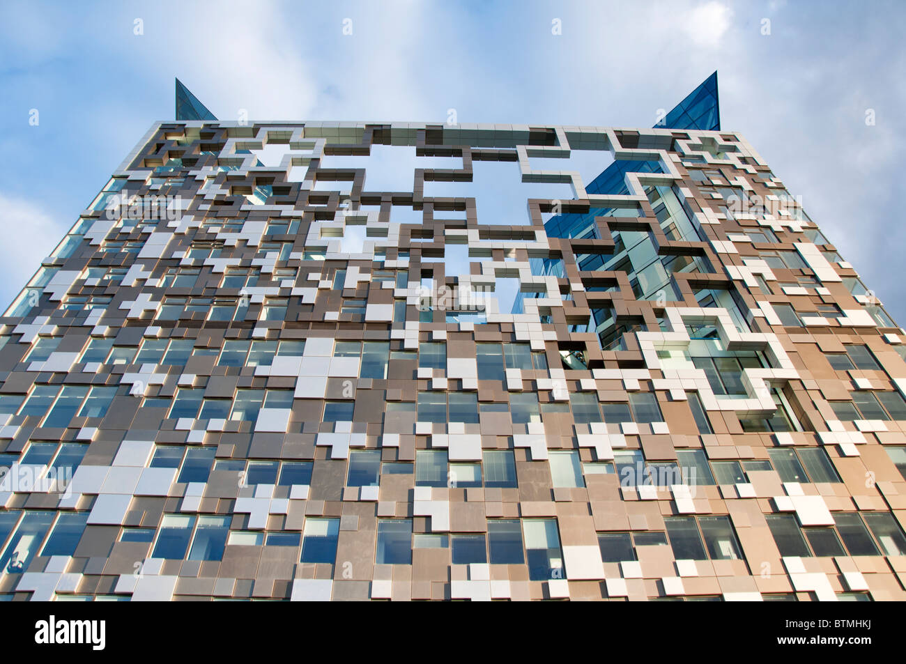 Il recentemente costruito "cubo' edificio, a Birmingham, Regno Unito Foto Stock
