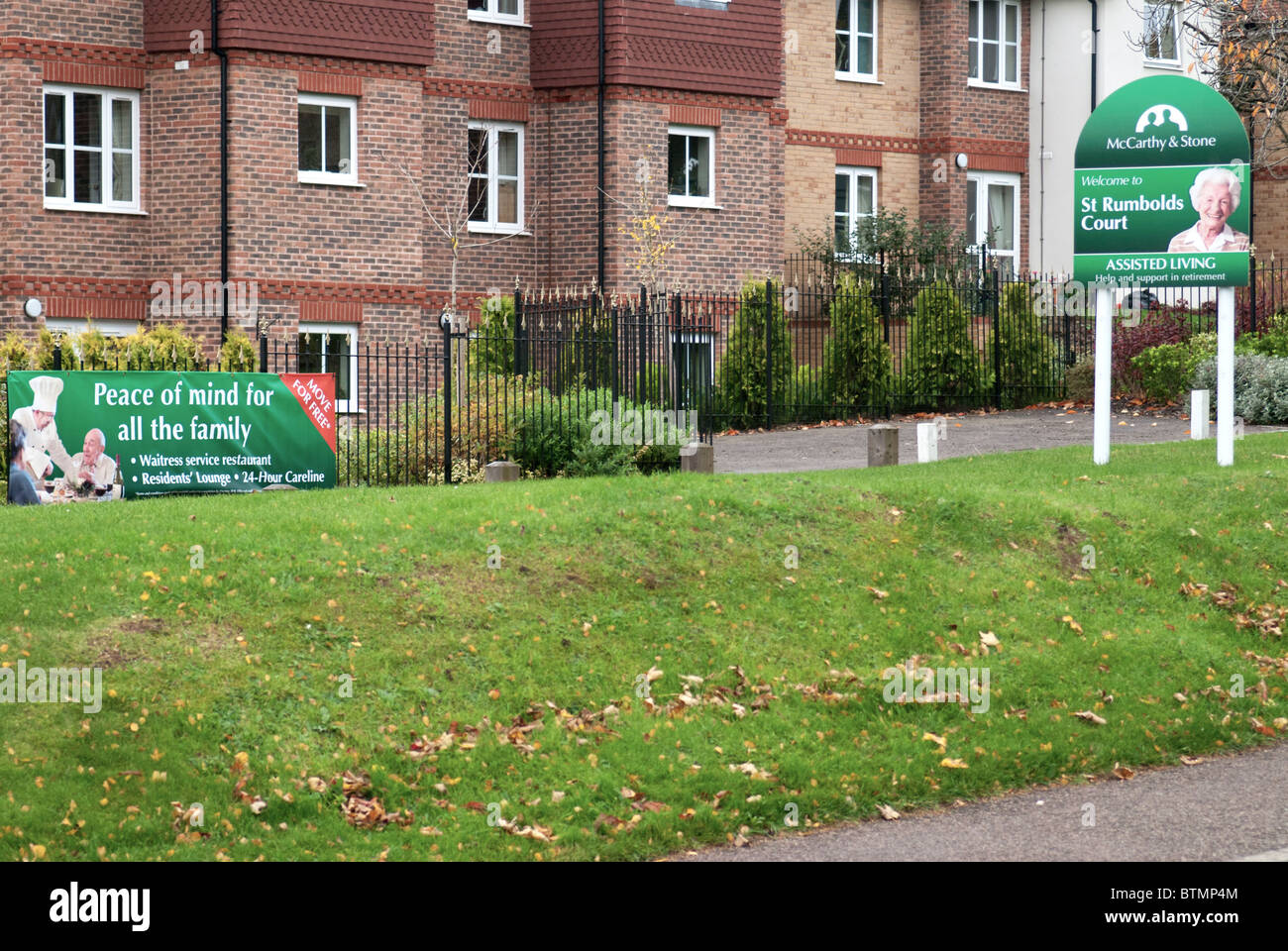 Case di riposo a Brackley, Northamptonshire Foto Stock