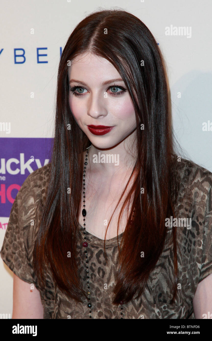 Michelle Trachtenberg al decimo anniversario fortunati VIP Negozi notte NY Foto Stock