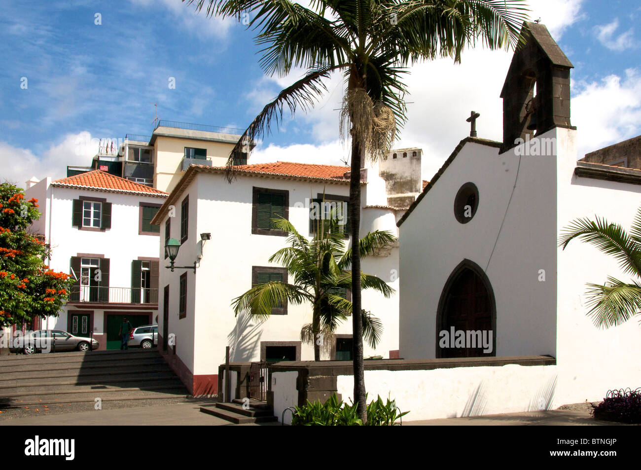 Corpo Santo Cappella Funchal Città Vecchia Madeira Portogallo Foto Stock