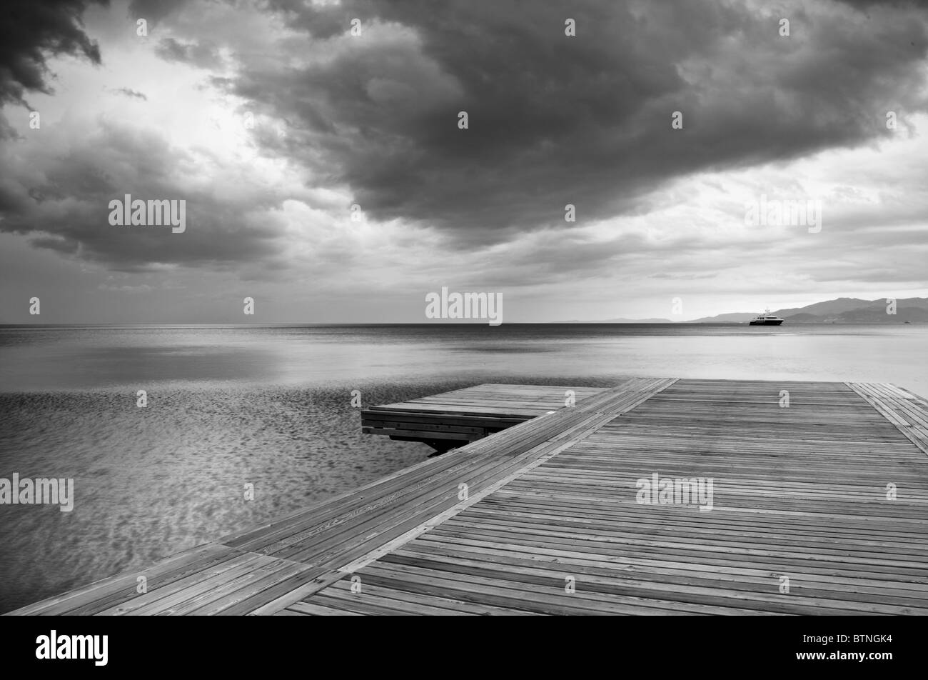 Il boardwalk - Kusadasi, Turchia Foto Stock