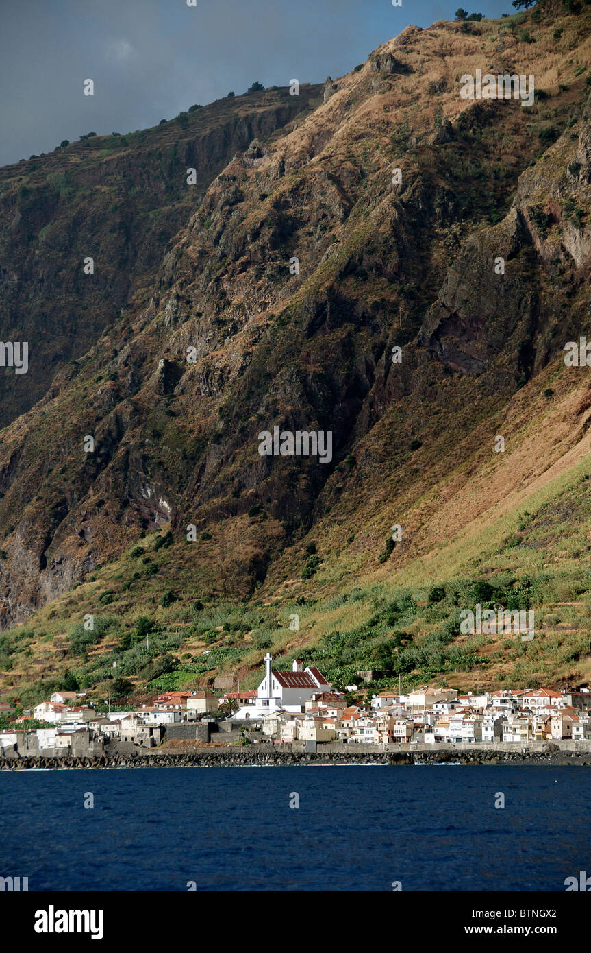 Paul do Mar costa sud-ovest Madeira Portogallo Foto Stock