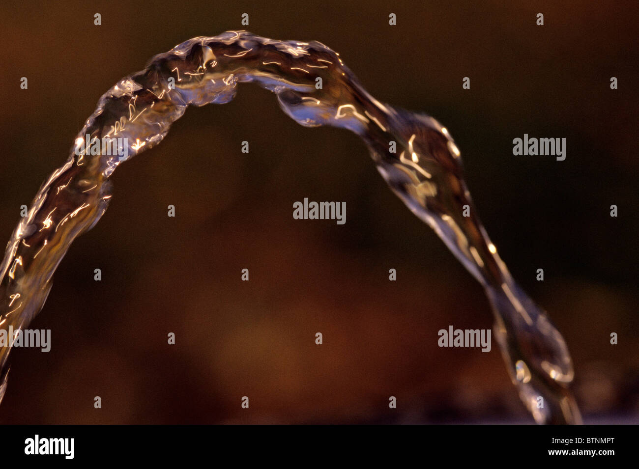 Primo piano della fontana Bothell, Washington State USA Foto Stock