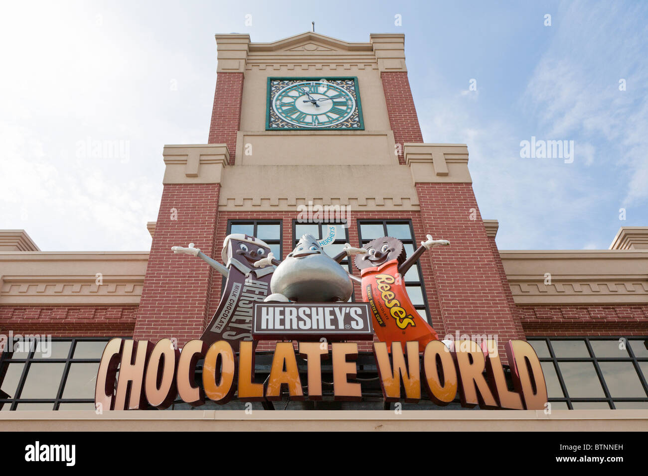 Hershey, Pennsylvania - settembre 2009 - Hershey's Factory Works and Chocolate World, attrazione turistica a Hershey, Pennsylvania Foto Stock Hershey, Pennsylvania - settembre 2009 - Hershey's Factory Works and Chocolate World, attrazione turistica a Hershey, Pennsylvania Foto Stock