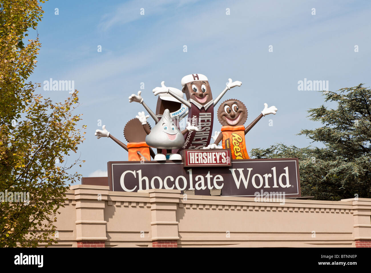 Hershey Pa - Settembre 2009 - Hershey's in fabbrica e il mondo del cioccolato attrazione turistica di Hershey Pennsylvania Foto Stock Hershey Pa - Settembre 2009 - Hershey's in fabbrica e il mondo del cioccolato attrazione turistica di Hershey Pennsylvania Foto Stock