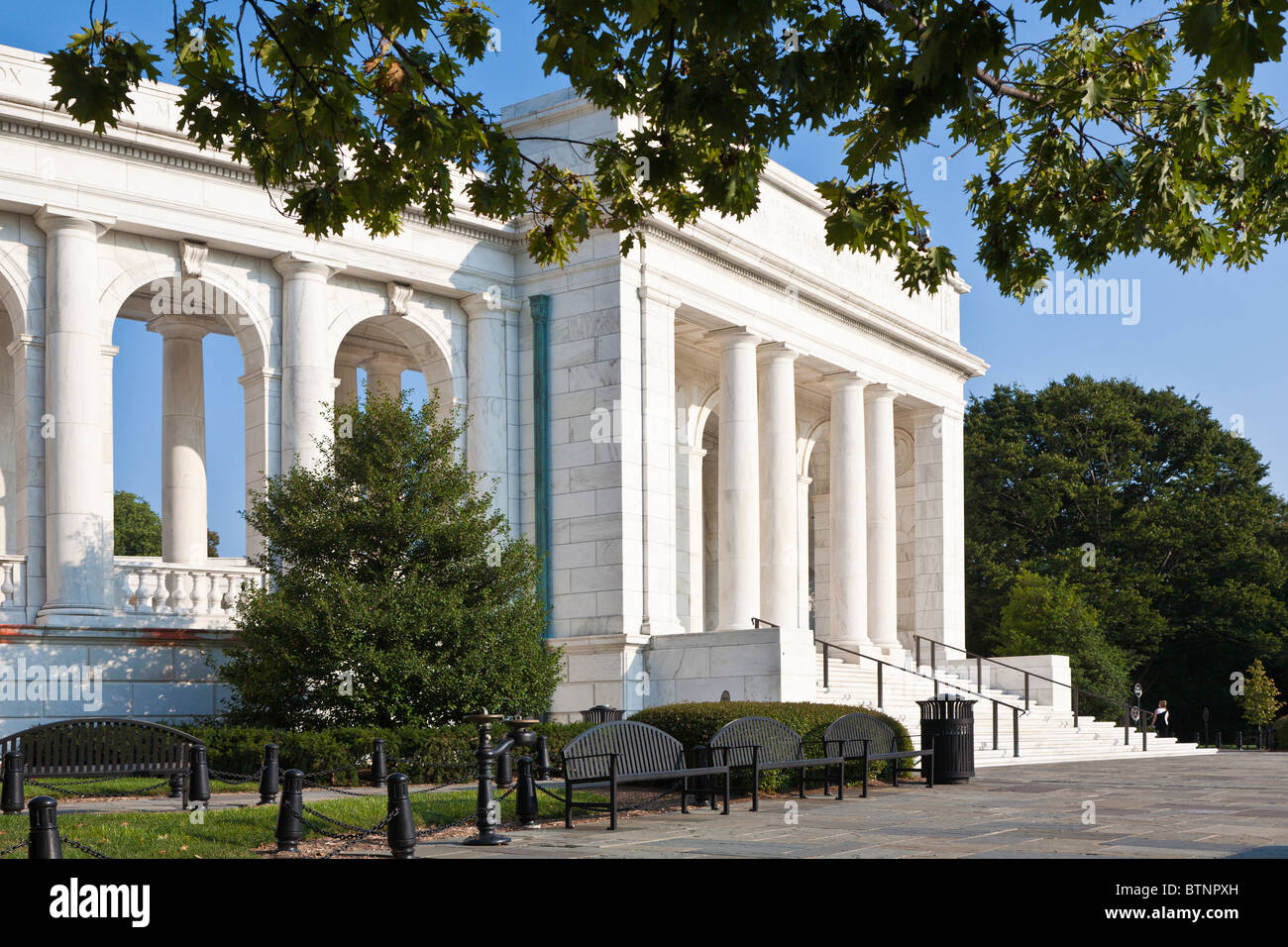 Arlington, VA - Settembre 2009 - Arlington Memorial Anfiteatro al Cimitero Nazionale di Arlington in Arlington, Virginia Foto Stock