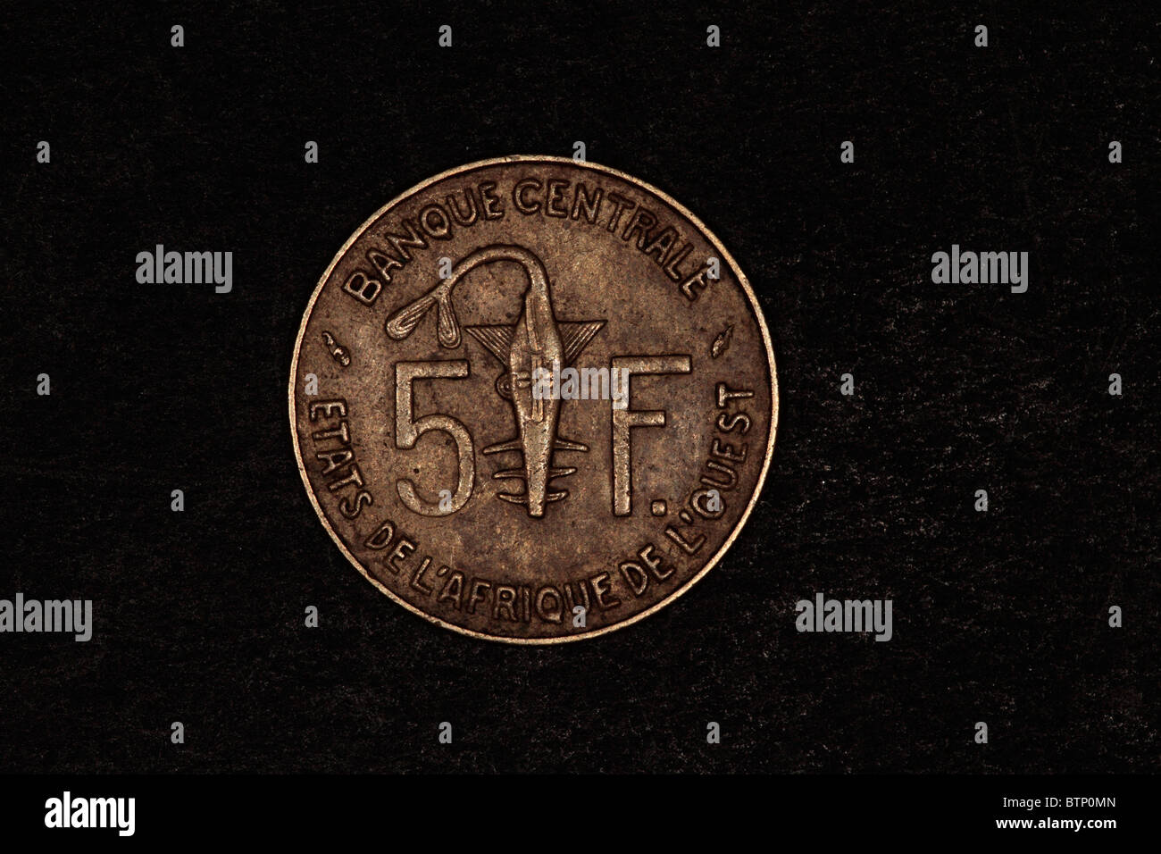 West African Franco CFA Coin Foto Stock