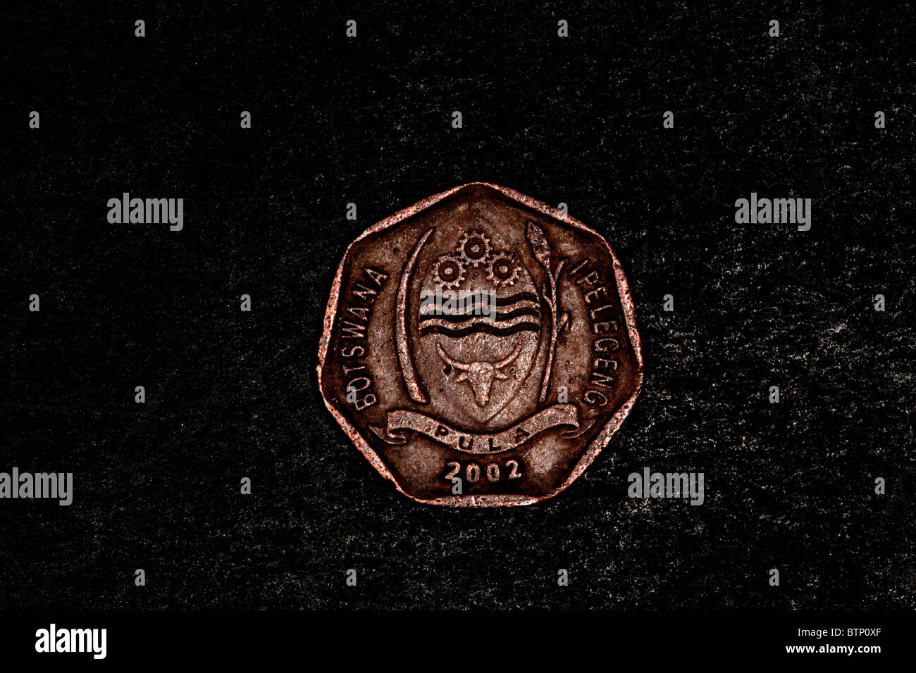 Moneta di Botswana Foto Stock
